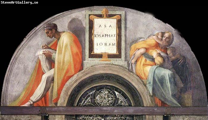 Michelangelo Buonarroti Asa - Jehoshaphat - Joram